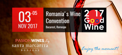 Bodega Santa Margarita participa Romania's Wine Convention - 2017 Good Wine Anuga, la feria alimentaria más importante de Europa, con sus vinos de colores Pasion Wines - Pasion Blue y Euforia Frizzante (azul)
